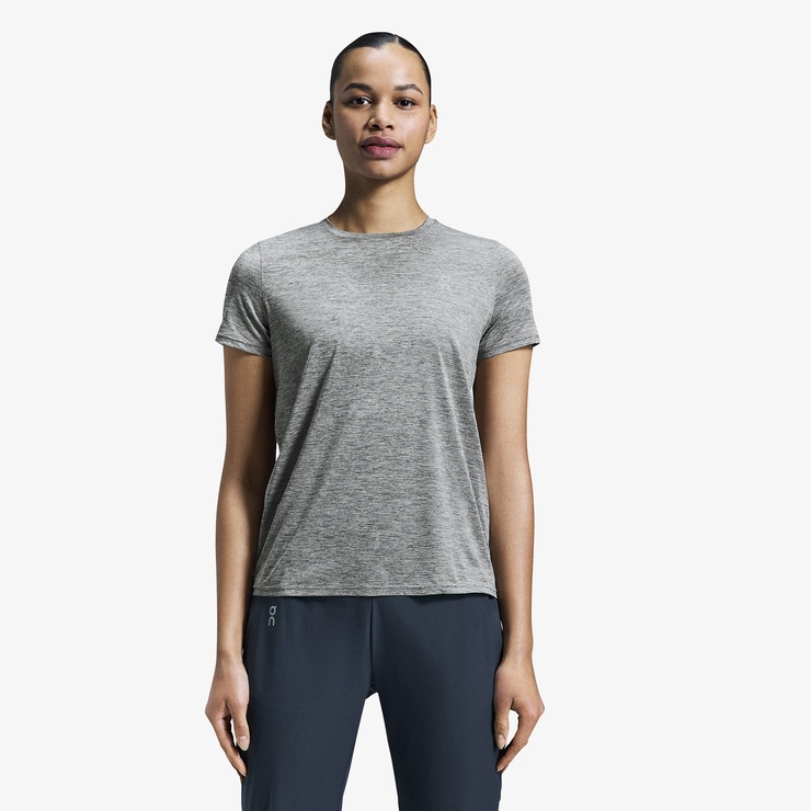 On Core-T Kadın Gri Koşu T-Shirt