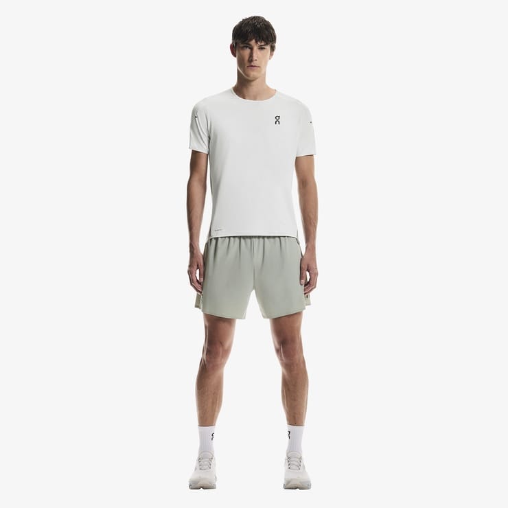 On Performance Erkek Beyaz Koşu T-Shirt