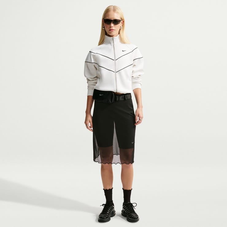 Nike Sportswear Windrunner Poly Kadın Beyaz Ceket