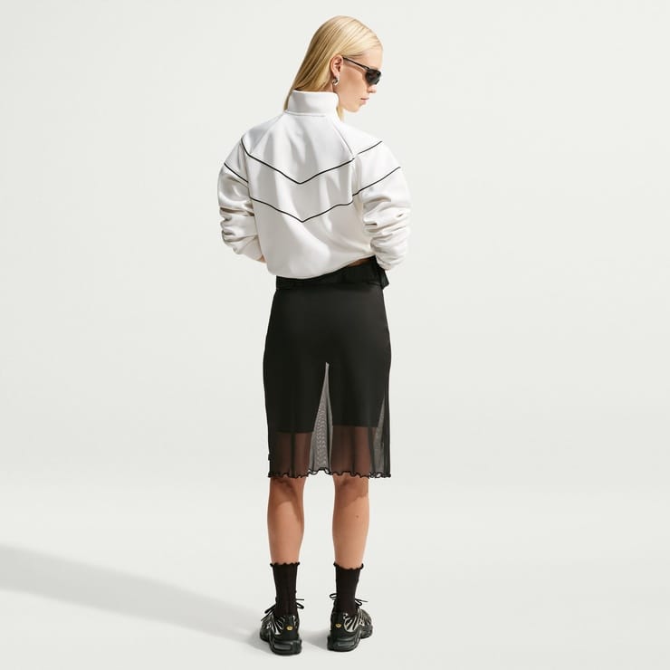 Nike Sportswear Windrunner Poly Kadın Beyaz Ceket