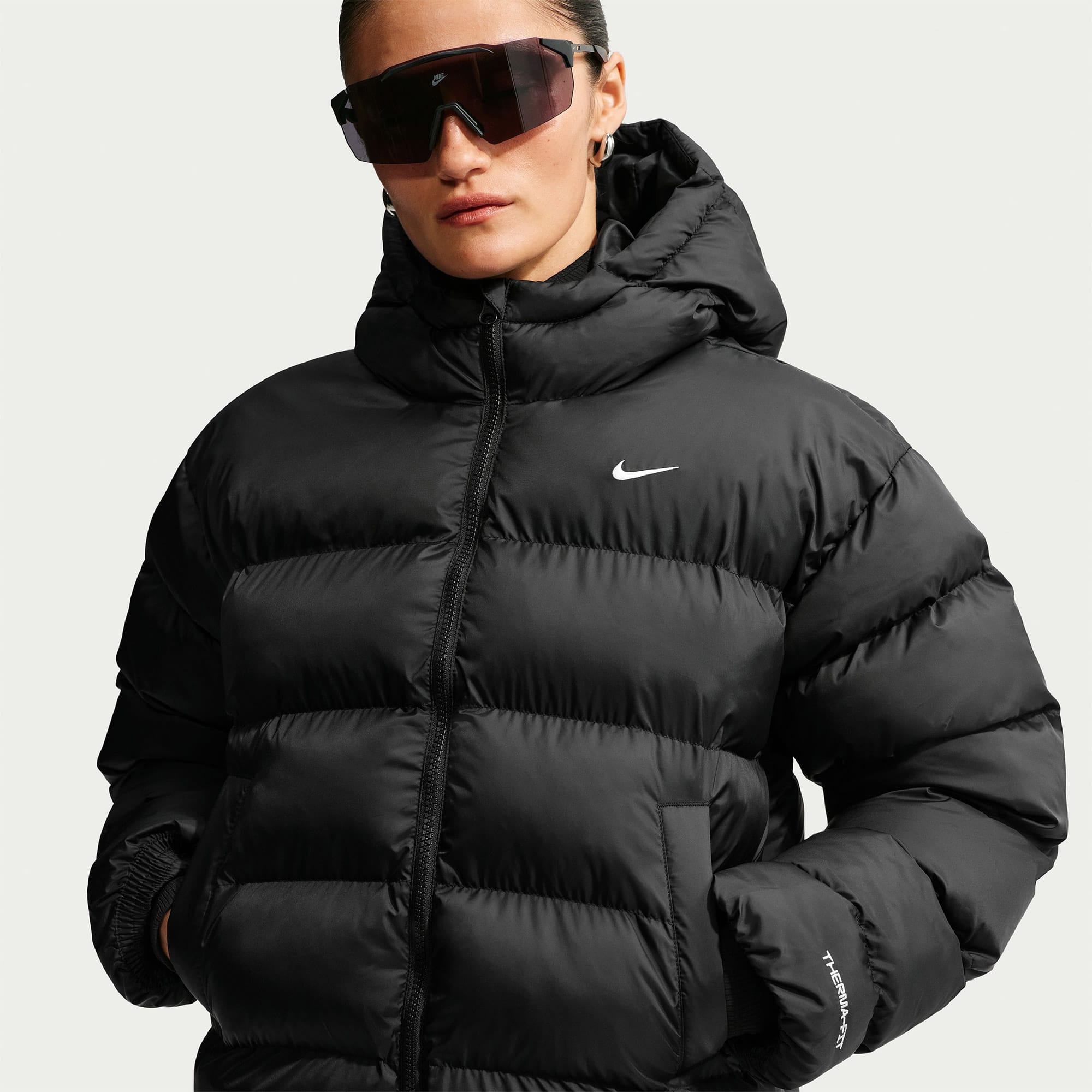 Nike Classic Therma-Fit Kadın Bej Mont