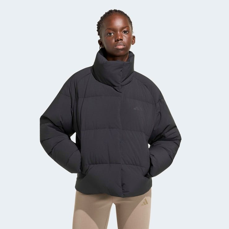 adidas Helionic Down Puffer Kadın Siyah Günlük Mont