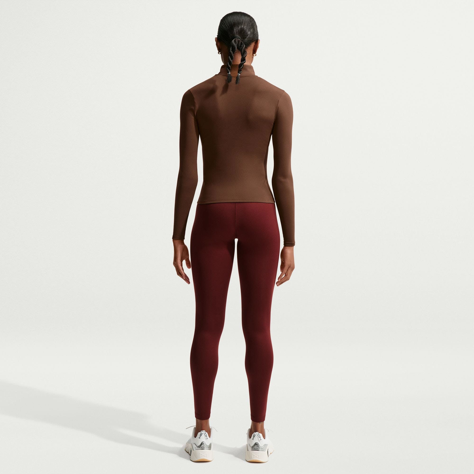 Nike One Dri-FIT Fz Fitted Kadın Kahverengi Ceket